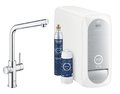 Смеситель со стартовым комплектом GROHE Blue Home (31454000) Для кухни Хром