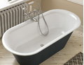 Ванна из искусственного камня Kolpa San Antiq-FS 183x80 Black (3838987 561576) Kolpa San Овальные