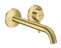 Змішувач для раковини Axor One 220 мм, Brushed Brass (48120950) Для раковини Латунь