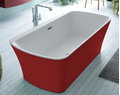 Ванна акрилова Kolpa San Marilyn-FS 180X90 White-Red (3838987 593966) Kolpa San Прямокутні