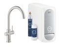 Змішувач зі стартовим комплектом GROHE Blue Home (31455DC0) Для кухні Нерж. сталь