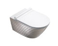Подвесной безободковый унитаз Catalano Gold&Silver NewFlush, silver/white (1VS55RZEBA) Подвесные 