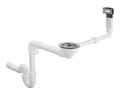 Сифон для кухонного миття з нержавіючої сталі, ручний злив Hansgrohe D 14-10 (43921800) Для раковин Повний комплект