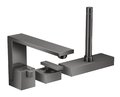 Смеситель для ванны Axor Edge, Polished Black Chrome (46430330) Для ванны Черный глянцевый 