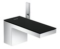 Змішувач для раковини Axor MyEdition, Chrome / Black Glass (47010600) Для раковини Хром