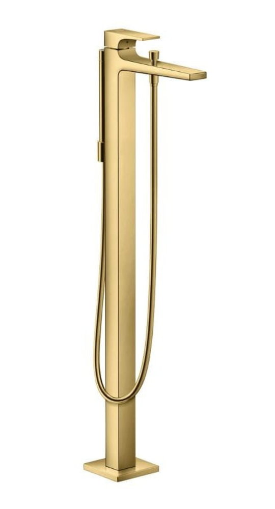 Напольный смеситель для ванны Hansgrohe Metropol Polished Gold Optic (32532990) Для ванны Золото