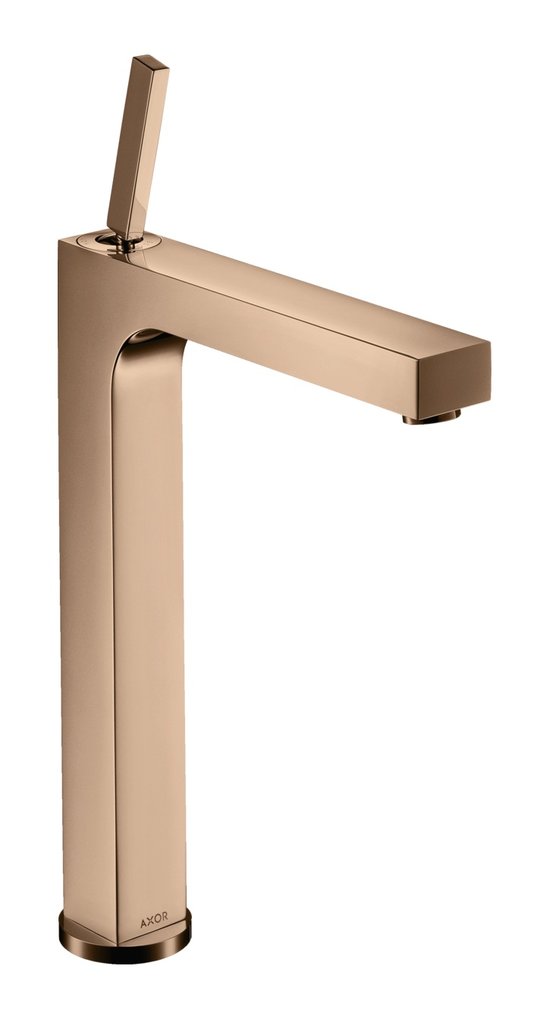 Змішувач для раковини 280 мм Axor Citterio, Polished Red Gold (39020300) Для раковини Червоне золото