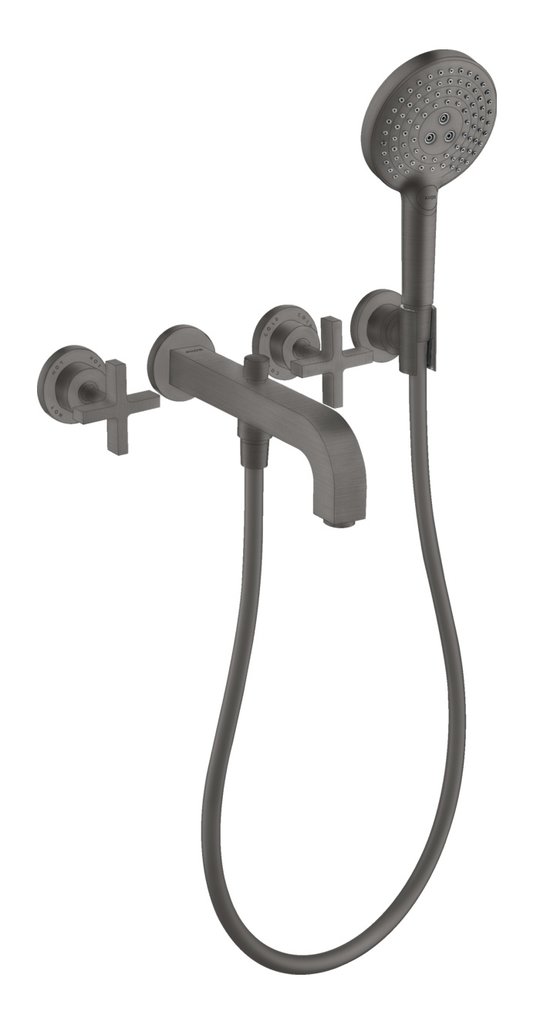 Смеситель для ванны Axor Citterio, Brushed Black Chrome (39447340) Для ванны Черный