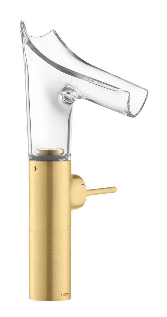Смеситель для раковины Axor Starck V, Brushed Gold Optic (12114250) Для раковины Золото