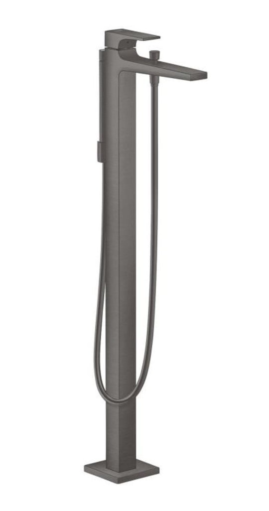 Напольный смеситель для ванны Hansgrohe Metropol Brushed Black (32532340) Для ванны Черный глянцевый 