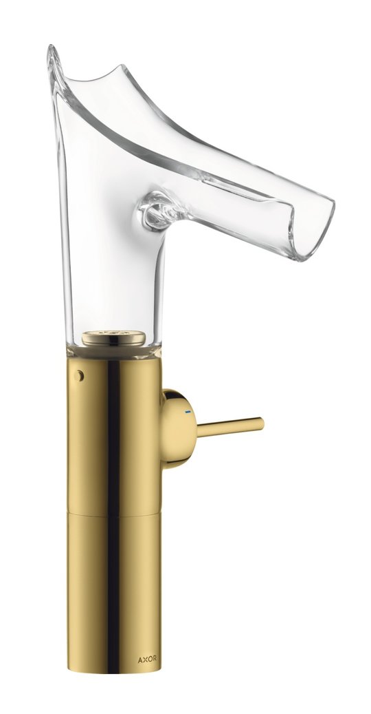 Смеситель для раковины Axor Starck V, Polished Gold Optic (12114990) Для раковины Золото