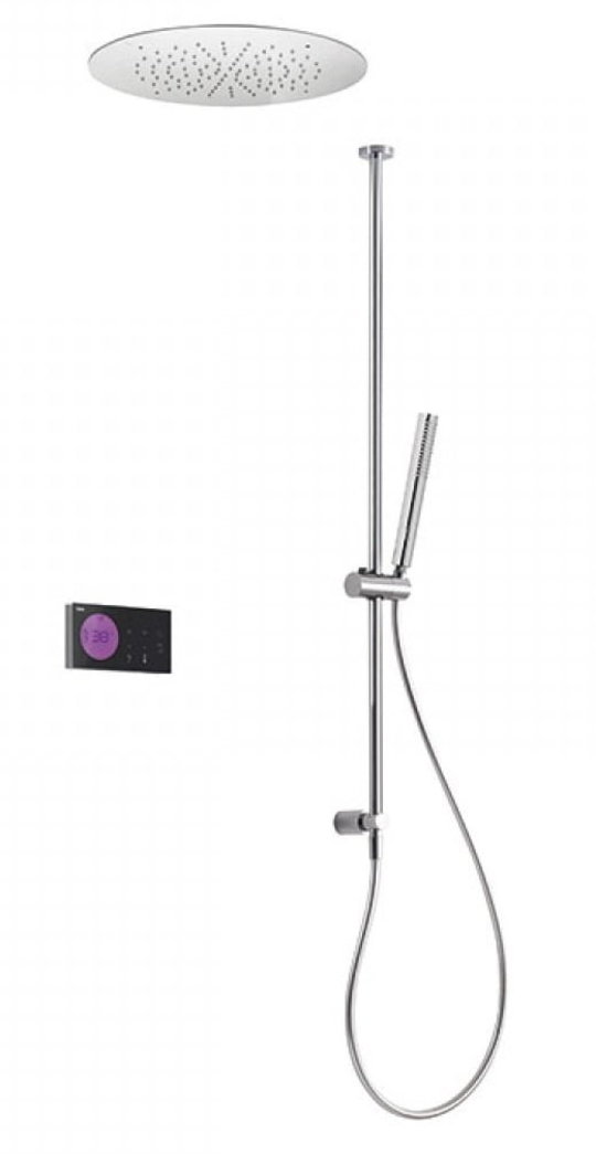 Электронный душевой комплект скрытого монтажа Tres SHOWER TECHNOLOGY (09288565) Душевые комплекты (системы) Хром