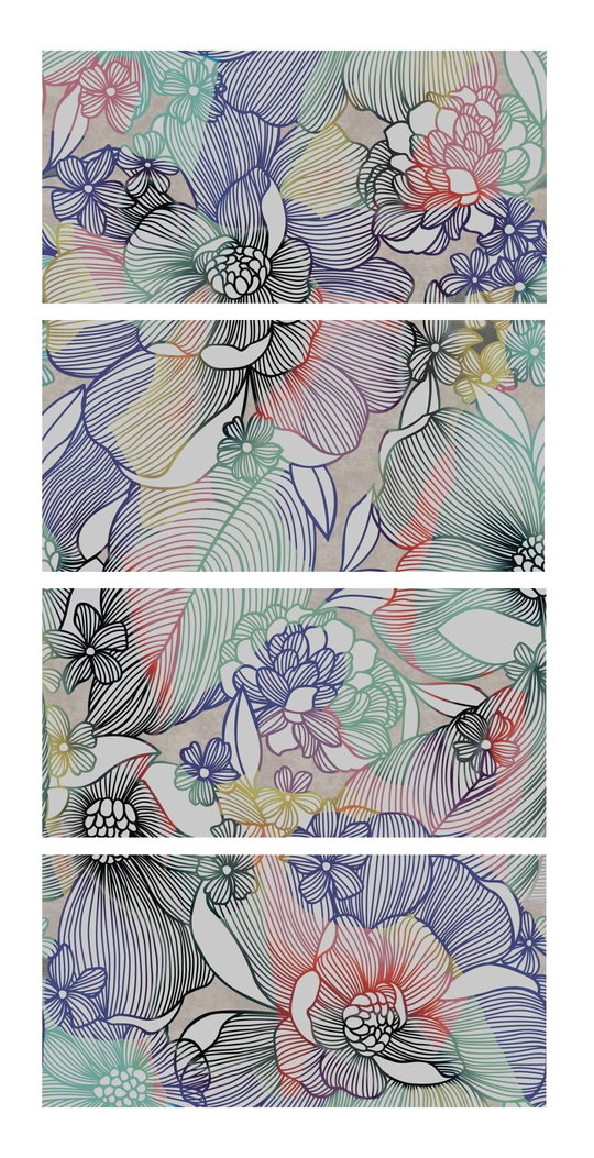 Плитка ABK Wide&amp;Style sixties Light Comp.4 PZ Digit+ 120*240 (0001416) ABK Для кухні, Для громадських приміщень, Для житлових приміщень, Для вулиці, Для ванної
