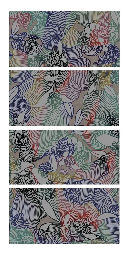 Плитка ABK Wide&amp;Style sixties Dark Comp.4 PZ Digit 120*240 (0002010) ABK Для кухні, Для громадських приміщень, Для житлових приміщень, Для ванної
