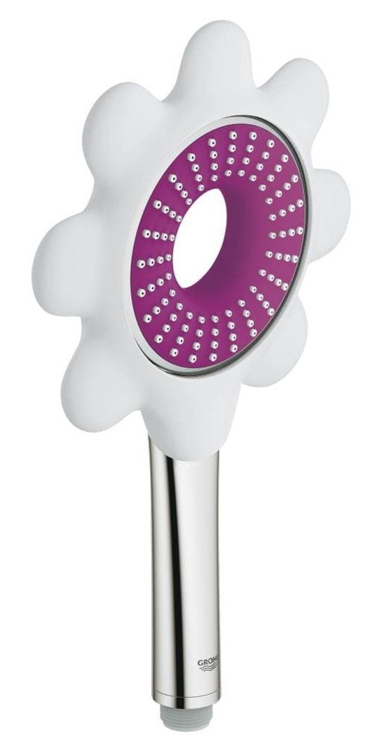 Ручной душ Grohe Rainshower Icon 100 (26115DU0) Ручные души (лейки) Хром-белый-фиолетовый