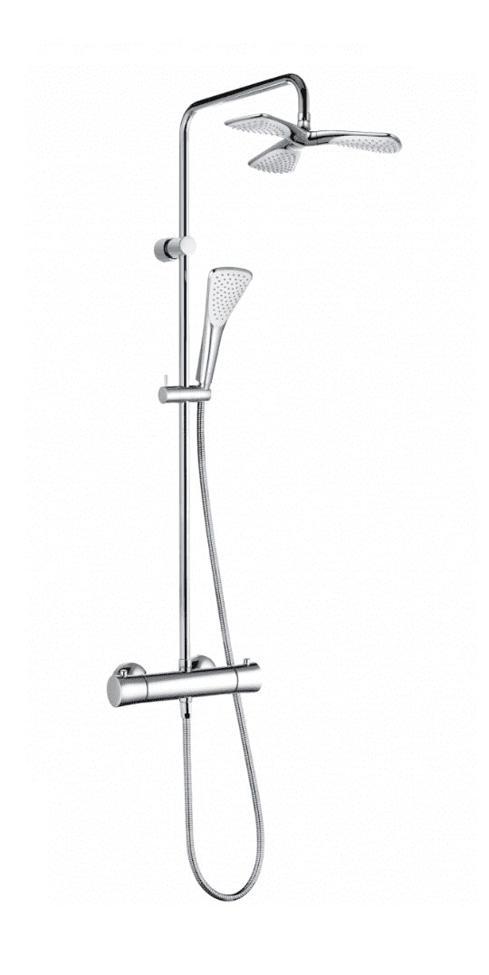 Душова стійка Kludi Dual Shower System (670950500) Душові стійки Хром