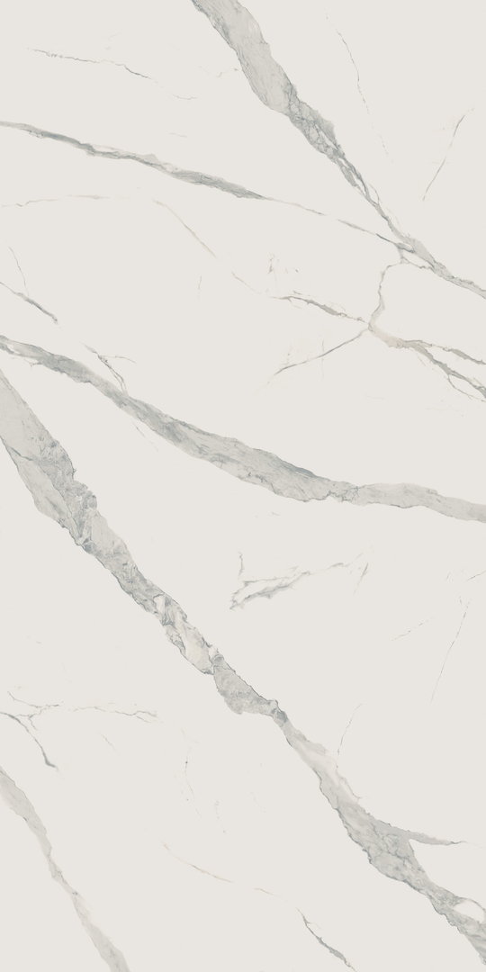 Плитка ABK Sensi Wide Statuario Apuano Endless Match Slab A Lux+ 120*240 (0002556) ABK Для кухни, Для общественных помещений, Для жилых помещений, Для ванной