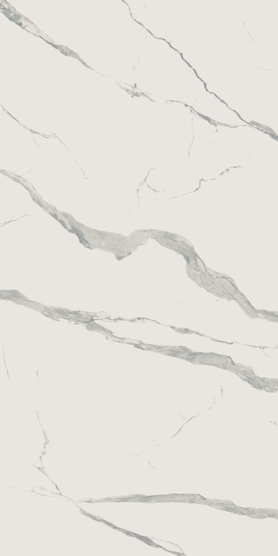 Плитка ABK Sensi Wide Statuario Apuano Endless Match Slab B Lux+ 120*240 (0002557) ABK Для кухни, Для общественных помещений, Для жилых помещений, Для ванной