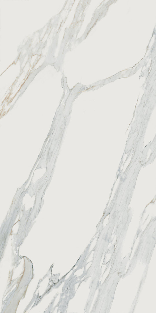 Плитка Mirage Jewels Calacatta Reale JW 02 Bookmatch A Luc 1200x2400 (SM91) Для кухни, Для общественных помещений, Для жилых помещений, Для ванной