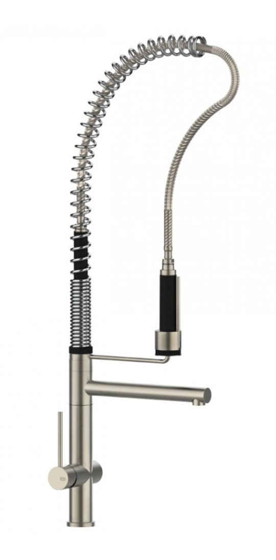Змішувач для кухні Gessi Kitchen Oxigene HT, нержавіюча сталь (00941-149) Для кухні Нерж. сталь