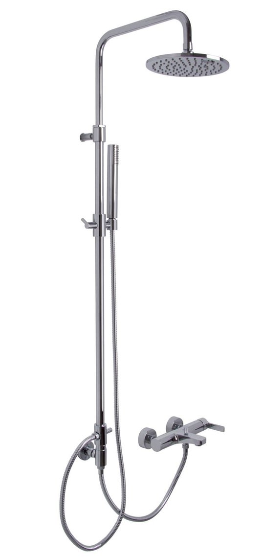 Дyшевая стойка Fima Carlo Frattini Matrix F3534/2CR Душевые стойки Хром