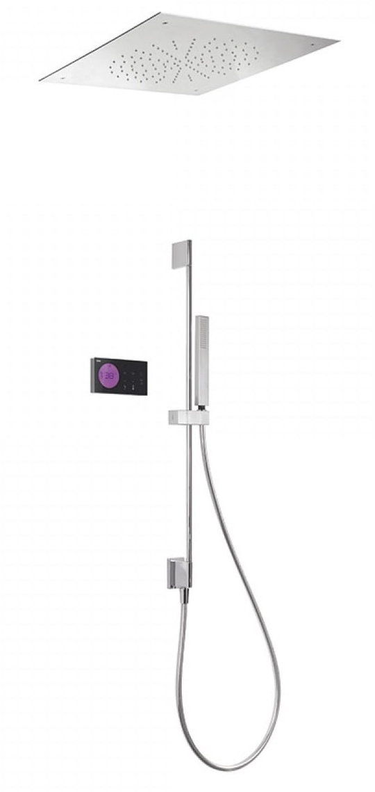 Электронный душевой комплект скрытого монтажа Tres SHOWER TECHNOLOGY (09288581) Душевые комплекты (системы) Хром