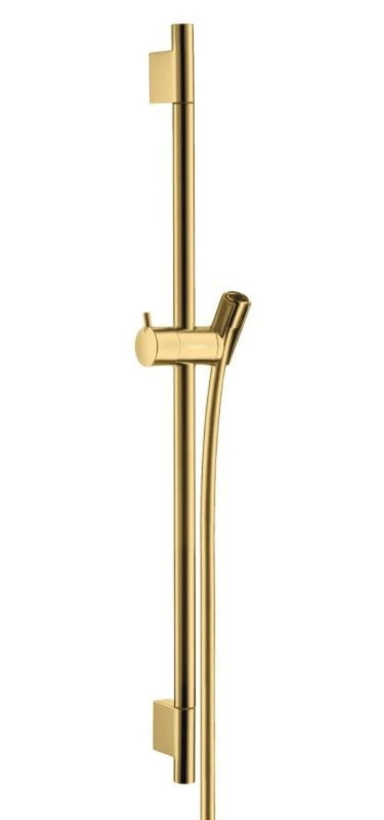Штанга для душа Hansgrohe Unica S Puro 65 см Polished Gold-Optic (28632990) Hansgrohe Коллекция Unica 