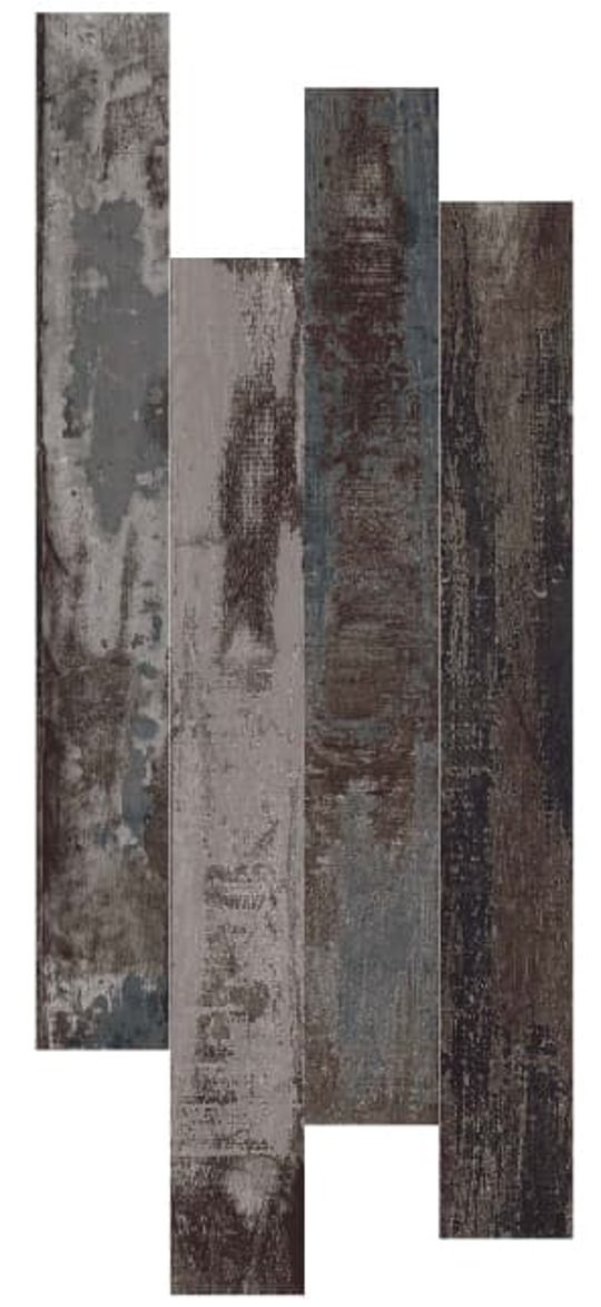 Плитка Sant'agostino Colorart Carbon 15*120 (CSACO7CA15) Sant'Agostino Для кухні, Для громадських приміщень, Для житлових приміщень, Для вулиці, Для ванної