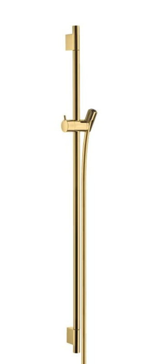 Штанга для душа Hansgrohe Unica S Puro 90 см Polished Gold Optic (28631990) Hansgrohe Коллекция Unica 
