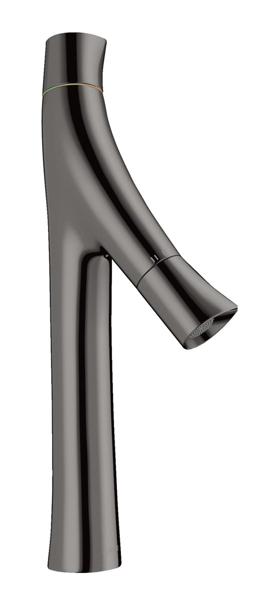 Змішувач для раковини Axor Starck Organic 170 мм, Polished Black Chrome (12012330) Для раковини Чорний
