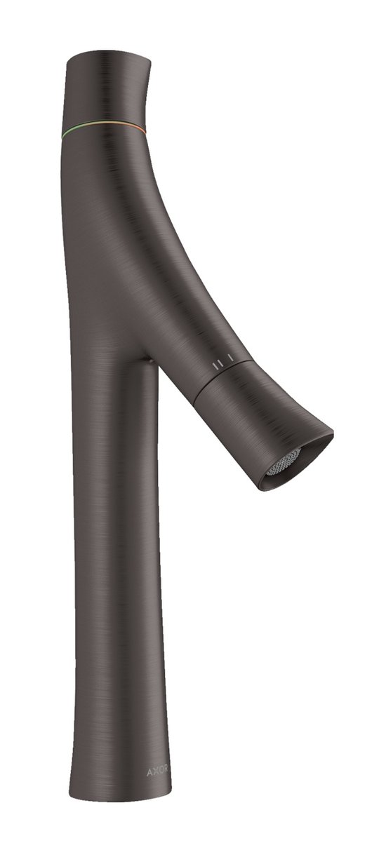 Смеситель для раковины Axor Starck Organic 170 мм, Brushed Black Chrome (12012340) Для раковины Черный