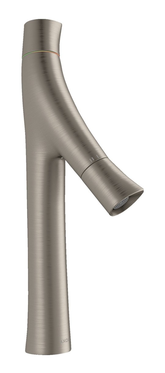 Смеситель для раковины Axor Starck Organic 170 мм, Stainless Steel Optic (12012800) Для раковины Нерж. сталь