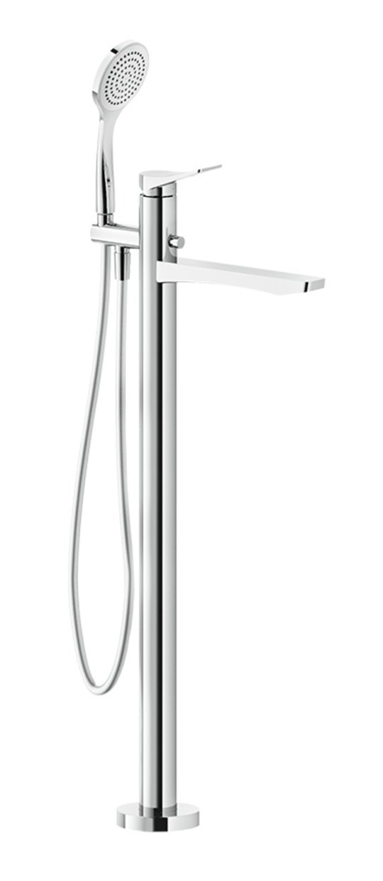 Підлоговий змішувач для ванни Gessi Rilievo (59128-031) Для ванни Хром