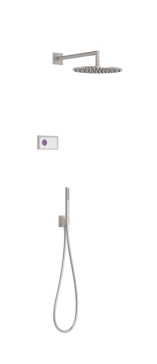 Электронный душевой комплект скрытого монтажа Tres SHOWER TECHNOLOGY, сталь (09286558AC) Душевые комплекты (системы) Сталь