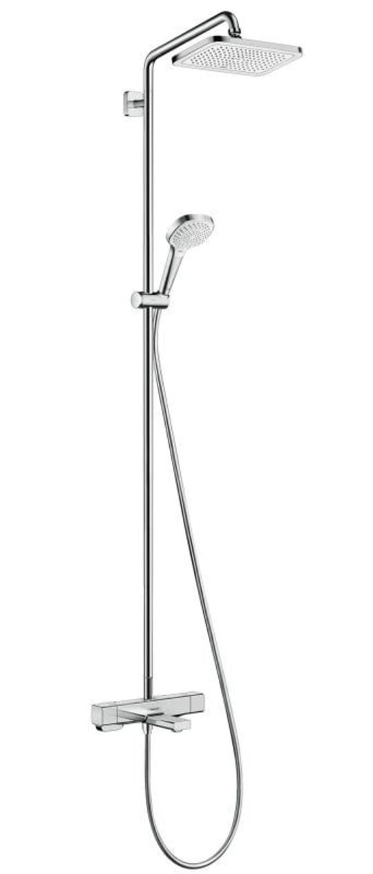 Душова система для ванни Hansgrohe Croma E SHOWERPIPE (27687000) Душові стійки Хром