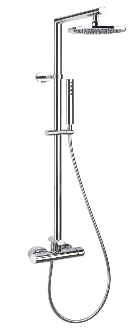 Душова система Gessi Ovale (21631-031) Душові стійки Хром