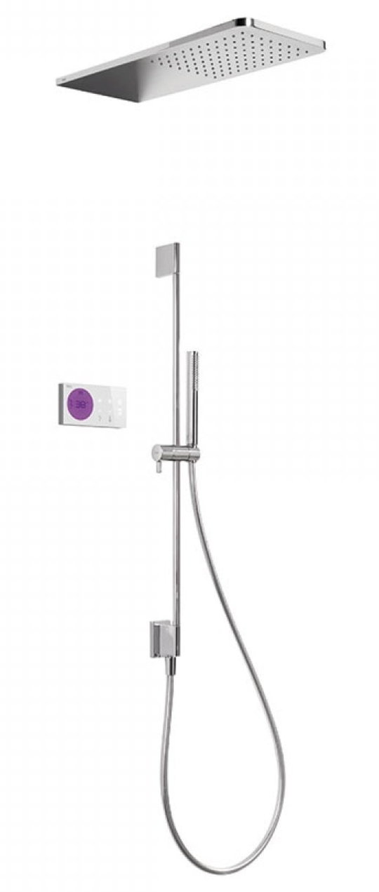 Электронный душевой комплект скрытого монтажа Tres SHOWER TECHNOLOGY (09286582) Душевые комплекты (системы) Хром