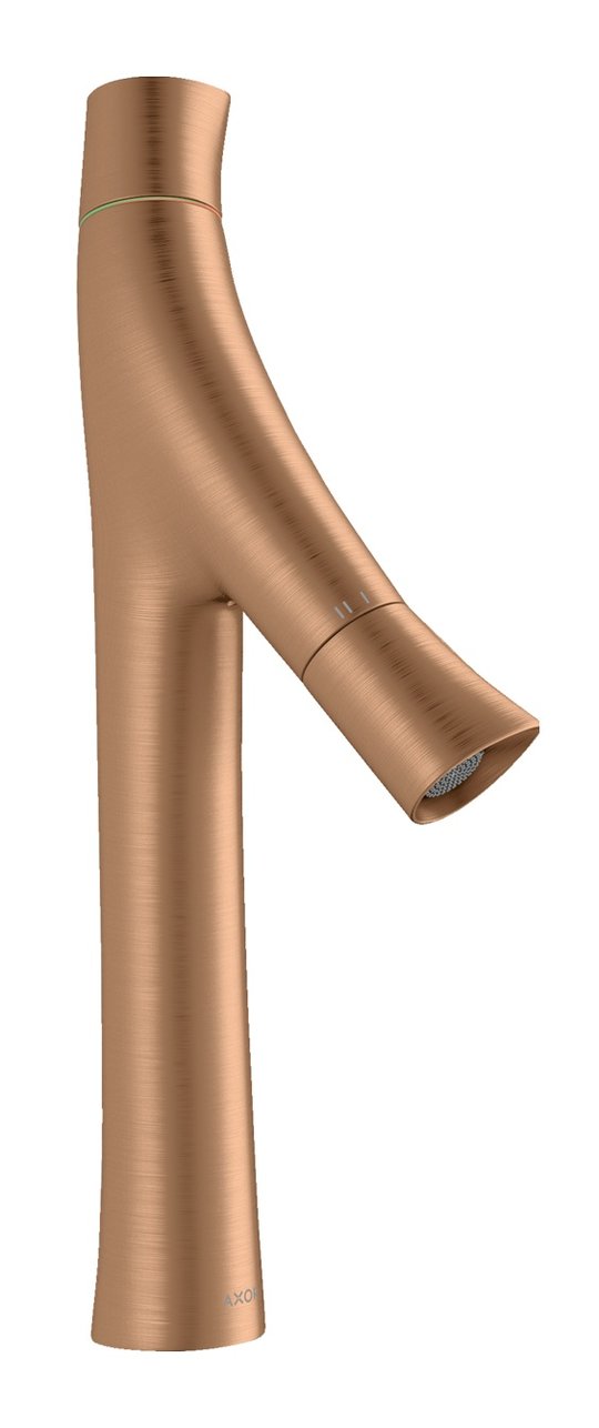 Смеситель для раковины Axor Starck Organic 170 мм, Brushed Bronze (12012140) Для раковины Бронза
