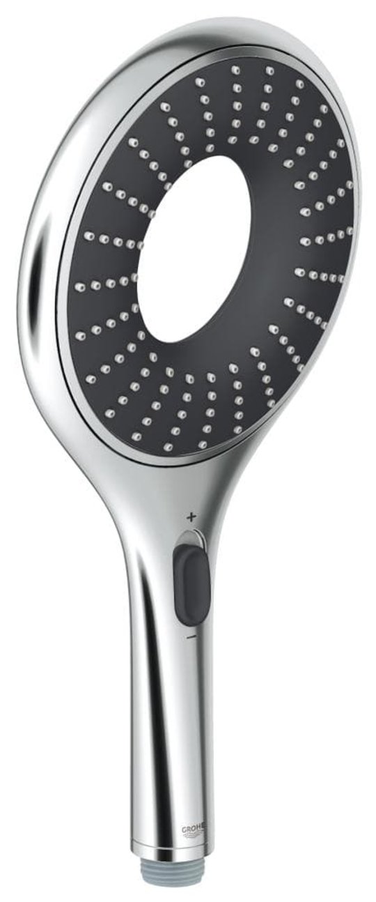 Ручний душ Grohe Rainshower Icon (27640000) Ручні душі (лійки) Хром-чорний