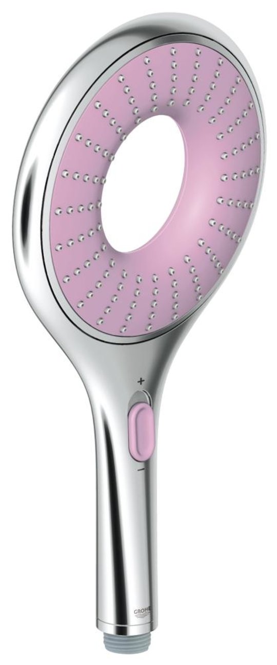 Ручний душ Grohe Rainshower Icon (27447000) Ручні душі (лійки) Хром-рожевий