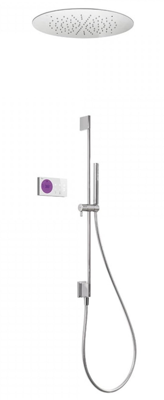 Электронный душевой комплект скрытого монтажа Tres SHOWER TECHNOLOGY (09286583) Душевые комплекты (системы) Хром