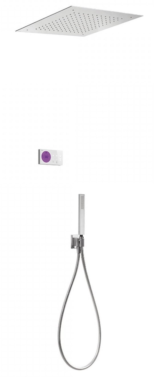 Электронный душевой комплект скрытого монтажа Tres SHOWER TECHNOLOGY (09286561) Душевые комплекты (системы) Хром