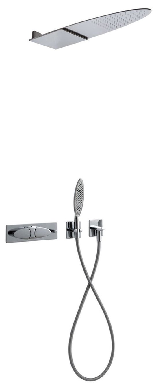 Душовий комплект Fima Carlo Frattini Eclipse (F3908X3CR) Душові комплекти (системи) Хром