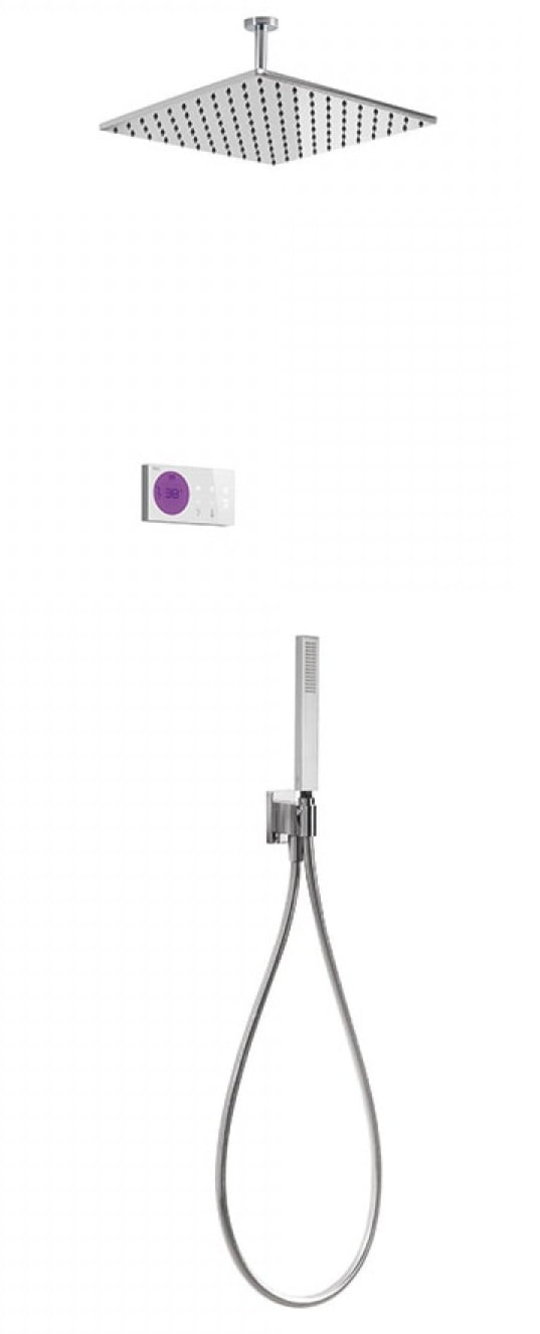 Электронный душевой комплект скрытого монтажа Tres SHOWER TECHNOLOGY (09286564) Душевые комплекты (системы) Хром