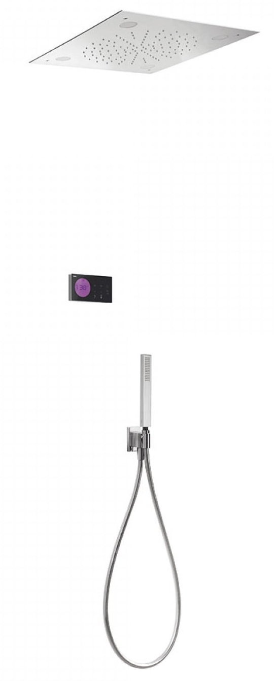 Электронный душевой комплект скрытого монтажа Tres SHOWER TECHNOLOGY (09288562) Душевые комплекты (системы) Хром