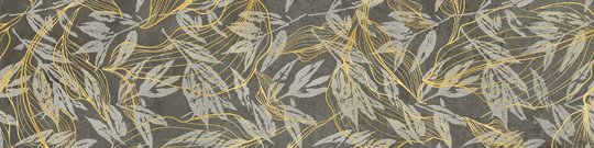 Плитка Cerrad Gres Softcement Graphite Poler Decor Flower 119,7*29,7 Cerrad Для кухни, Для общественных помещений, Для жилых помещений, Для ванной
