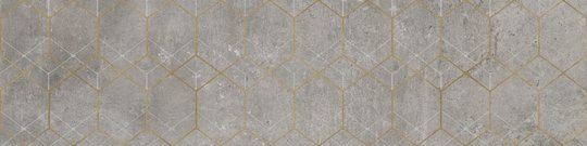 Плитка Cerrad Gres Softcement Silver Poler Decor Geo 119,7*29,7 Cerrad Для кухни, Для общественных помещений, Для жилых помещений, Для ванной