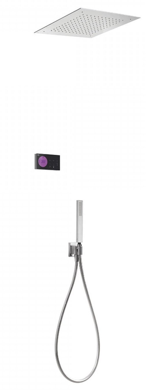Электронный душевой комплект скрытого монтажа Tres SHOWER TECHNOLOGY (09288552) Душевые комплекты (системы) Хром