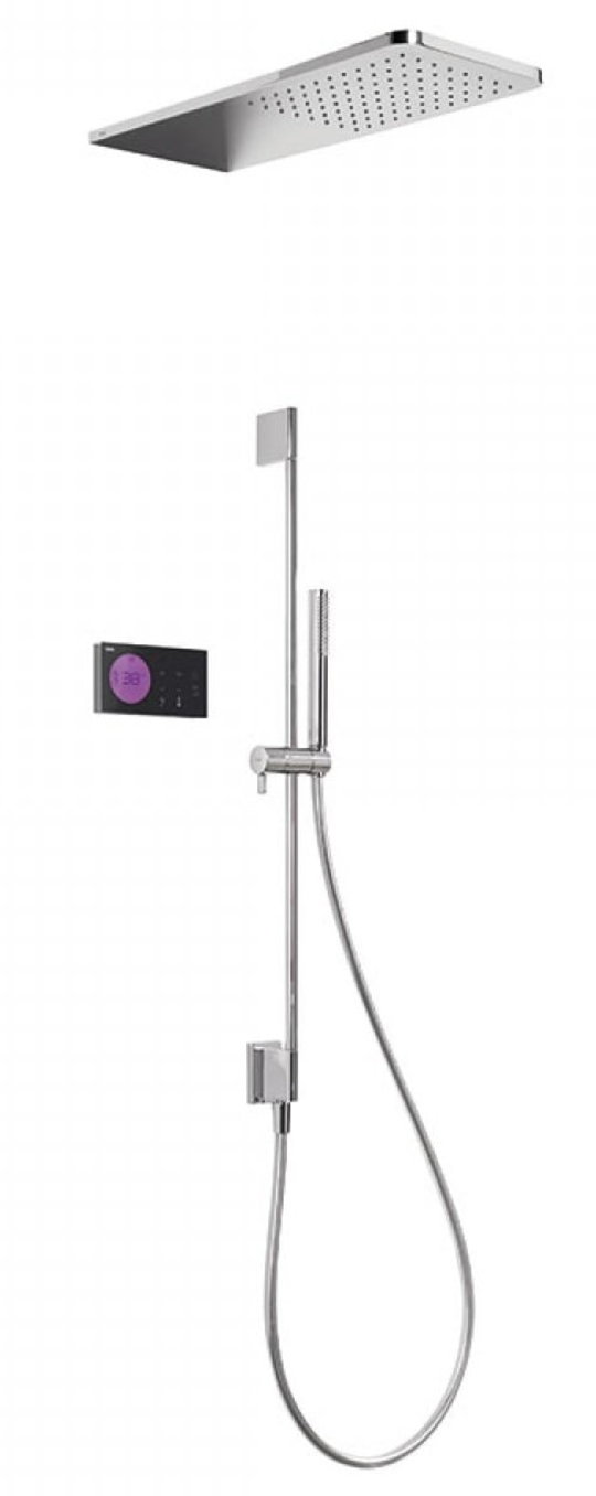 Электронный душевой комплект скрытого монтажа Tres SHOWER TECHNOLOGY (09288582) Душевые комплекты (системы) Хром