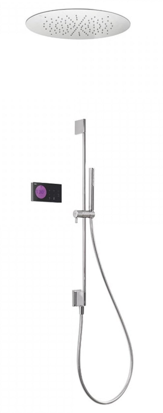 Электронный душевой комплект скрытого монтажа Tres SHOWER TECHNOLOGY (09288583) Душевые комплекты (системы) Хром
